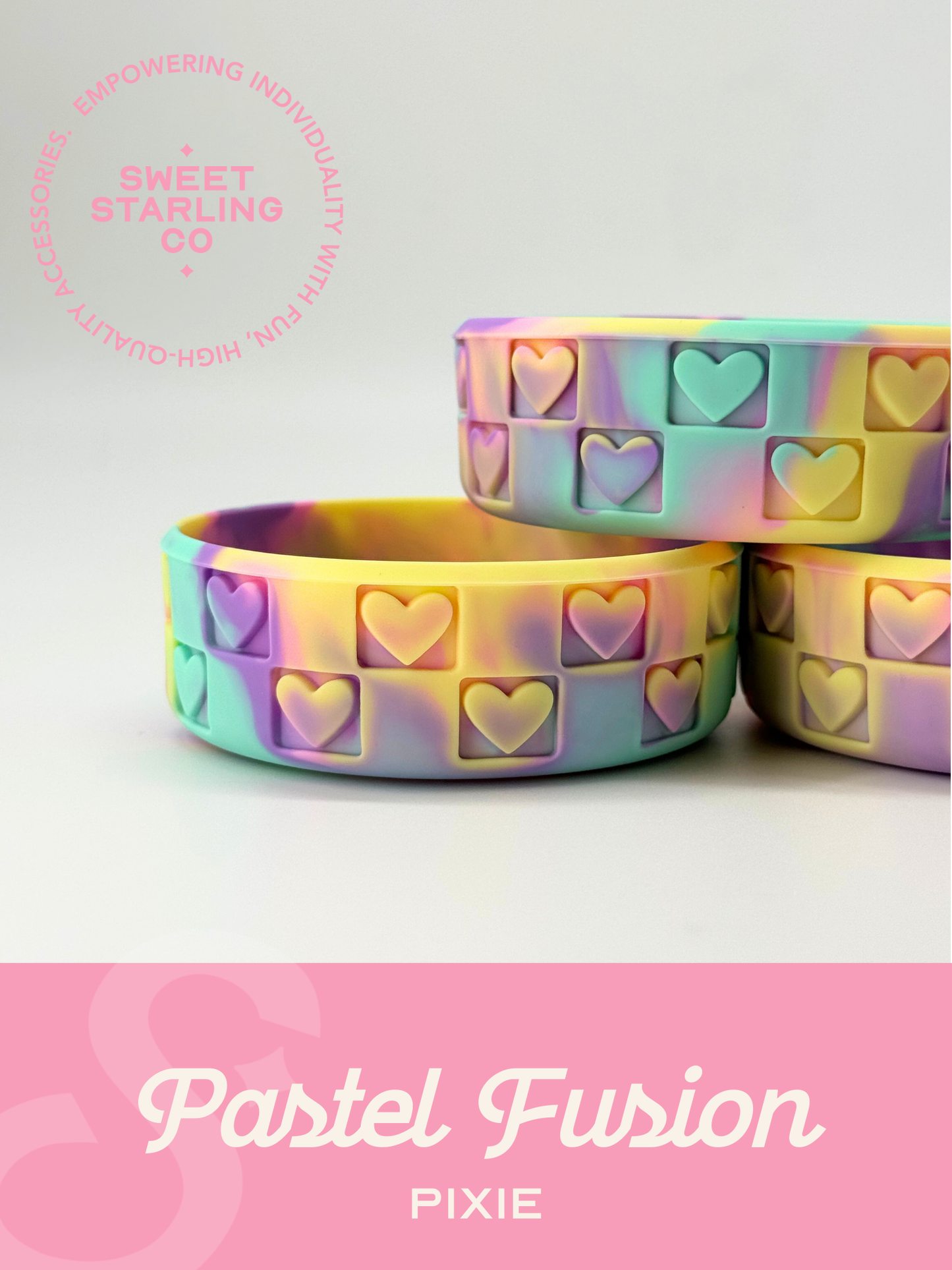 Checkered Hearts Pixie Boot: Pastel Fusion
