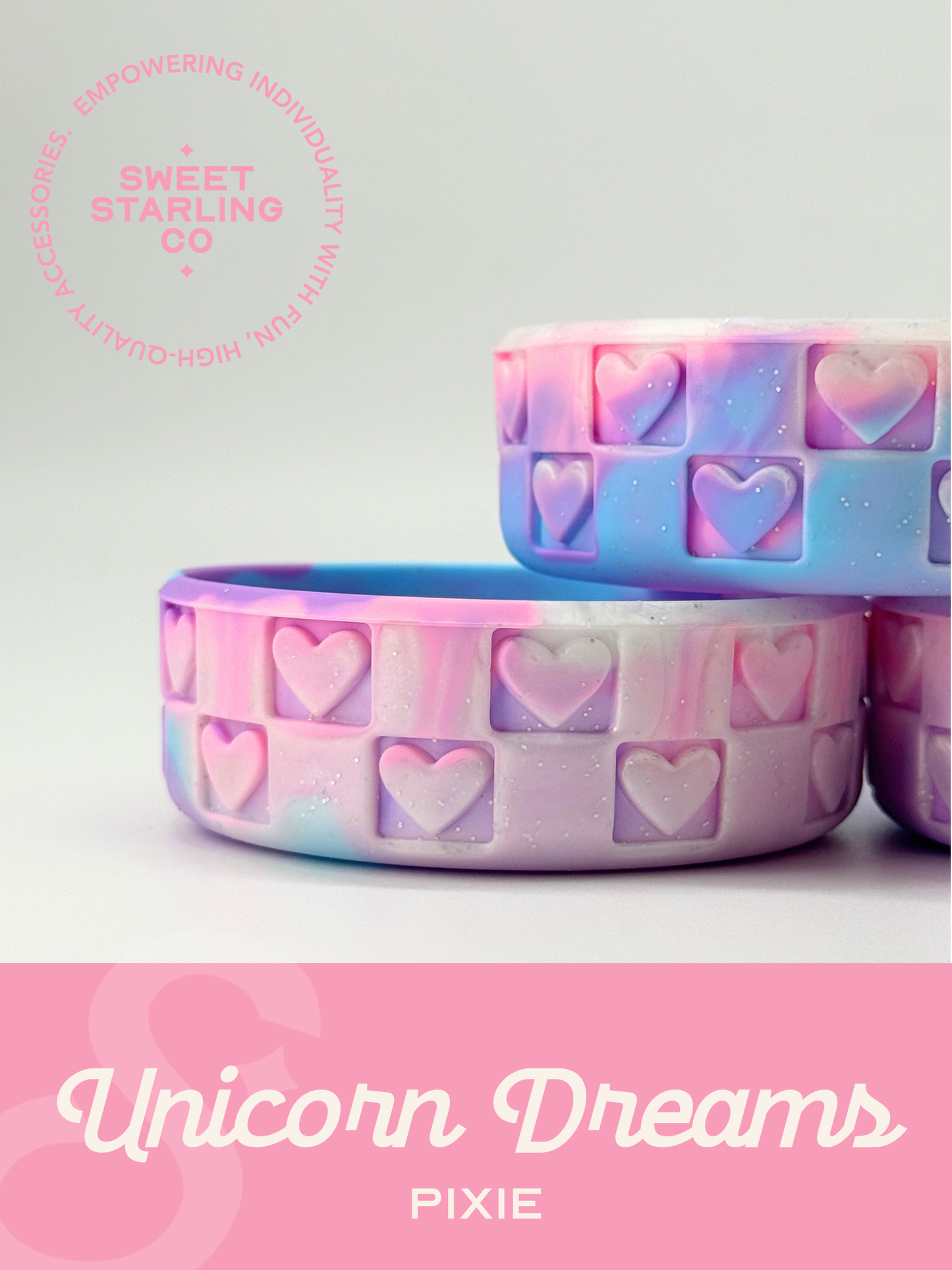 Checkered Hearts Pixie Boot: Unicorn Dreams
