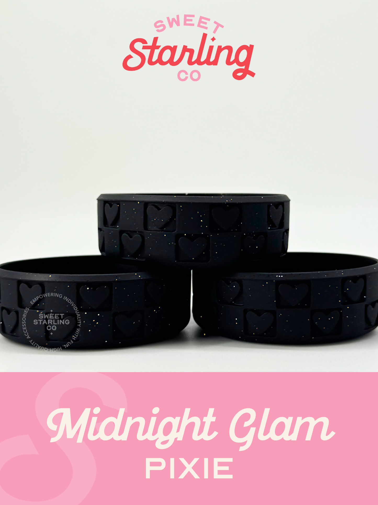 Checkered Hearts Pixie Boot: Midnight Glam