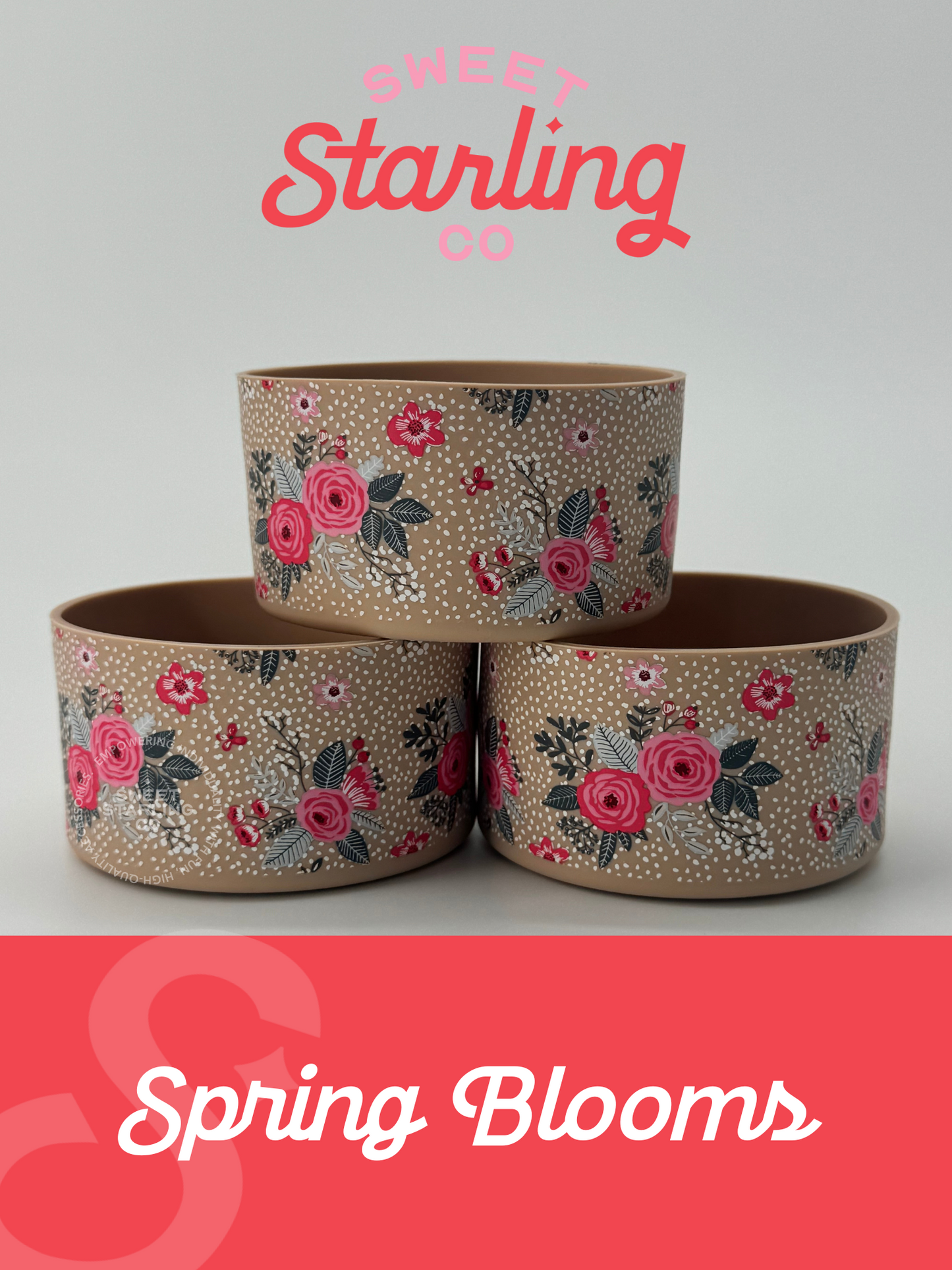 Spring Blooms Tumbler Boots