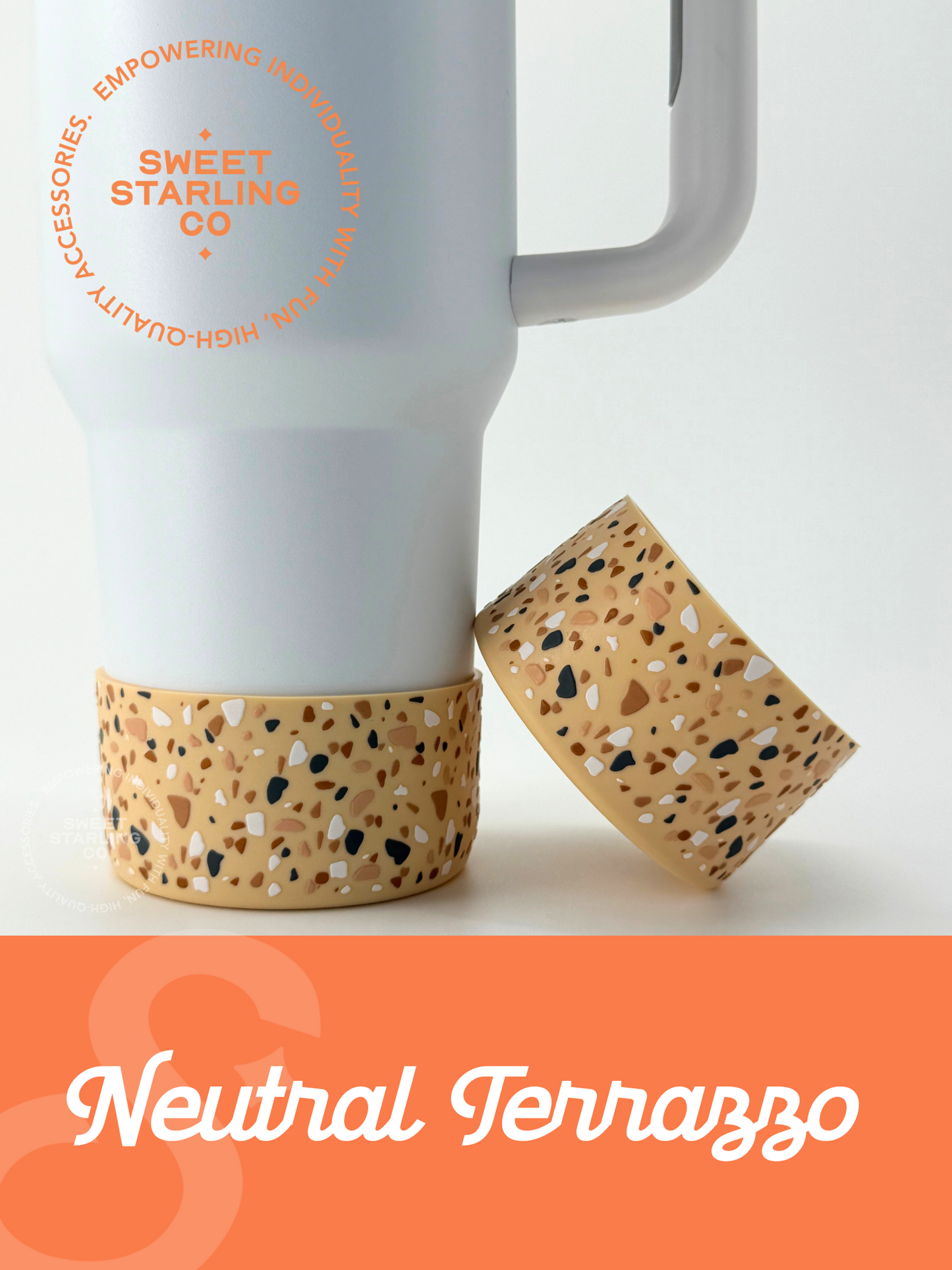 Neutral Terrazzo 3D Tumbler Boots