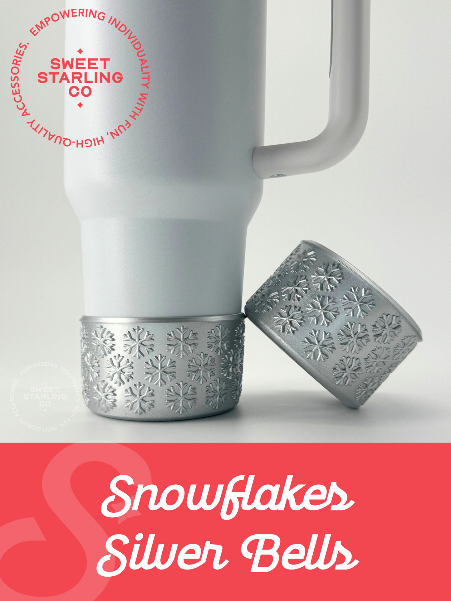 Snowflake Tumbler Boot- Silver Bells