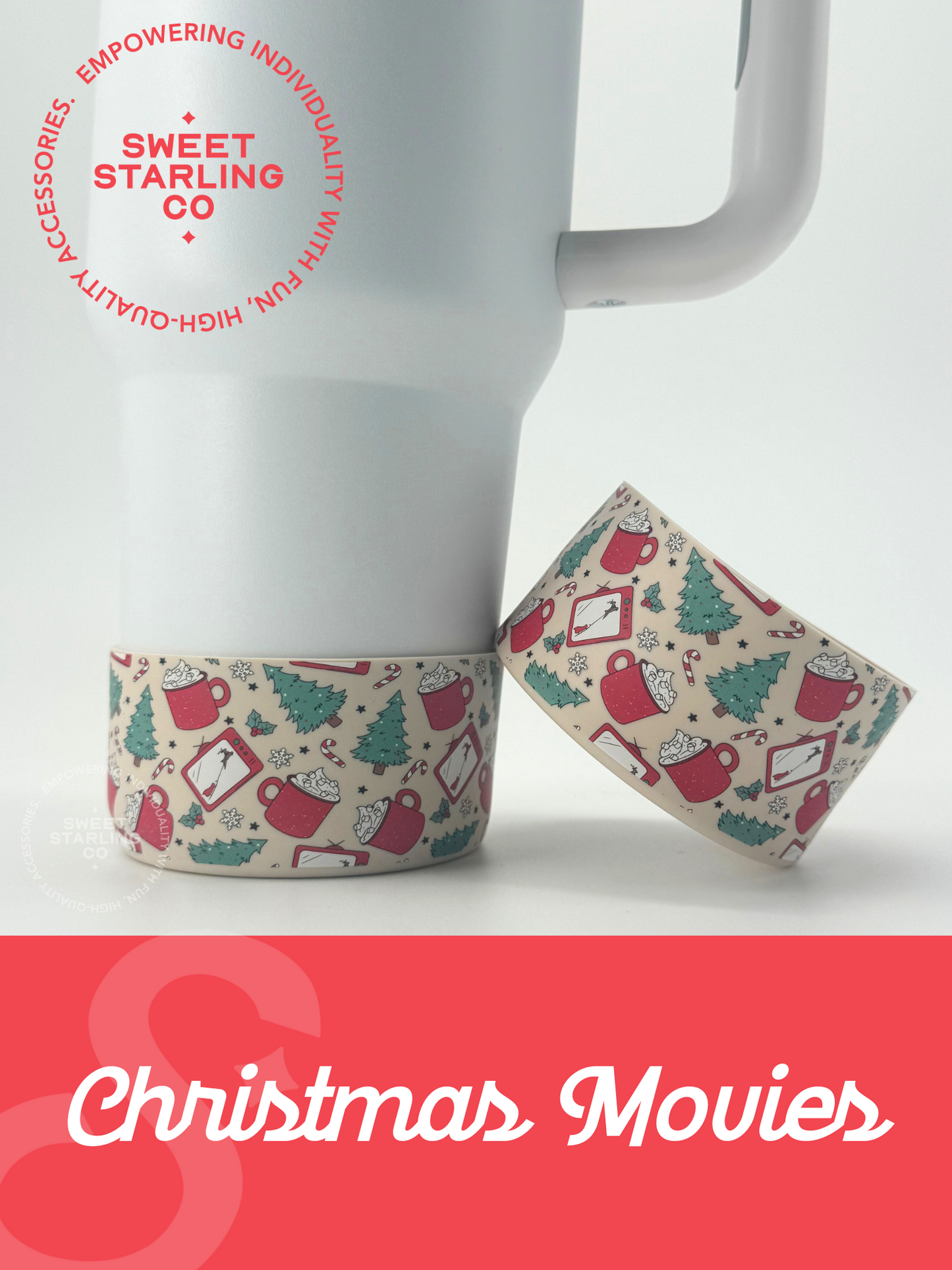 Christmas Movies Tumbler Boots