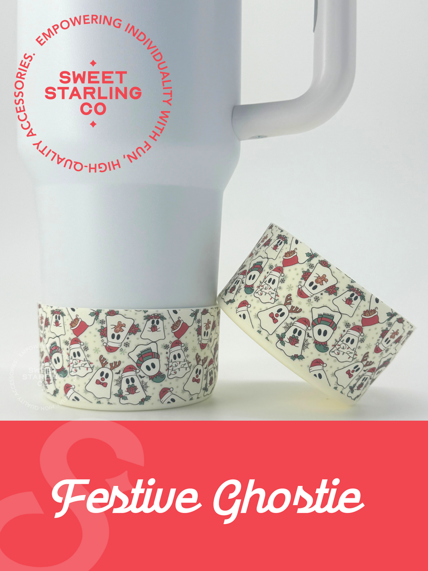 Festive Ghostie Tumbler Boots
