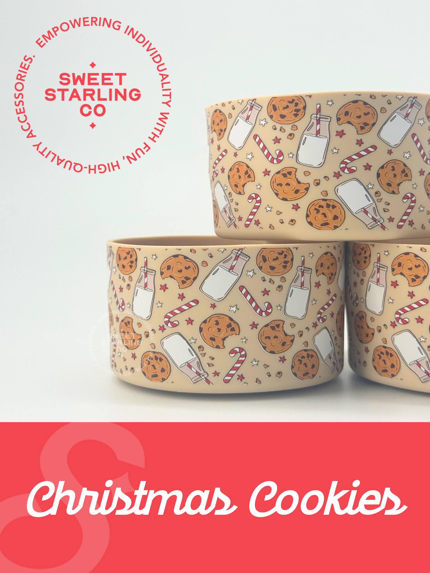 Christmas Cookies Tumbler Boots