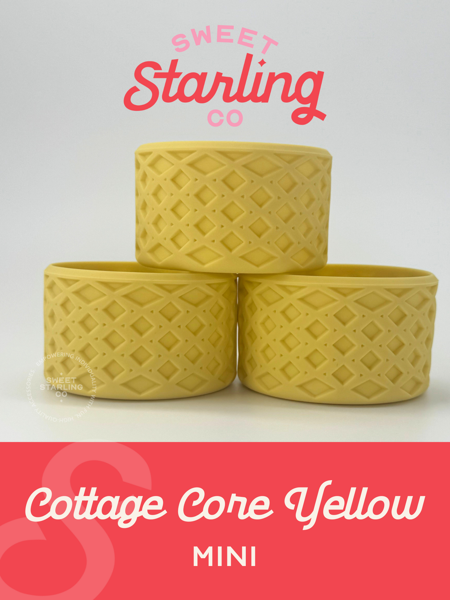 SSC Signature 7cm Mini Tumbler Boots- Cottage Core Yellow
