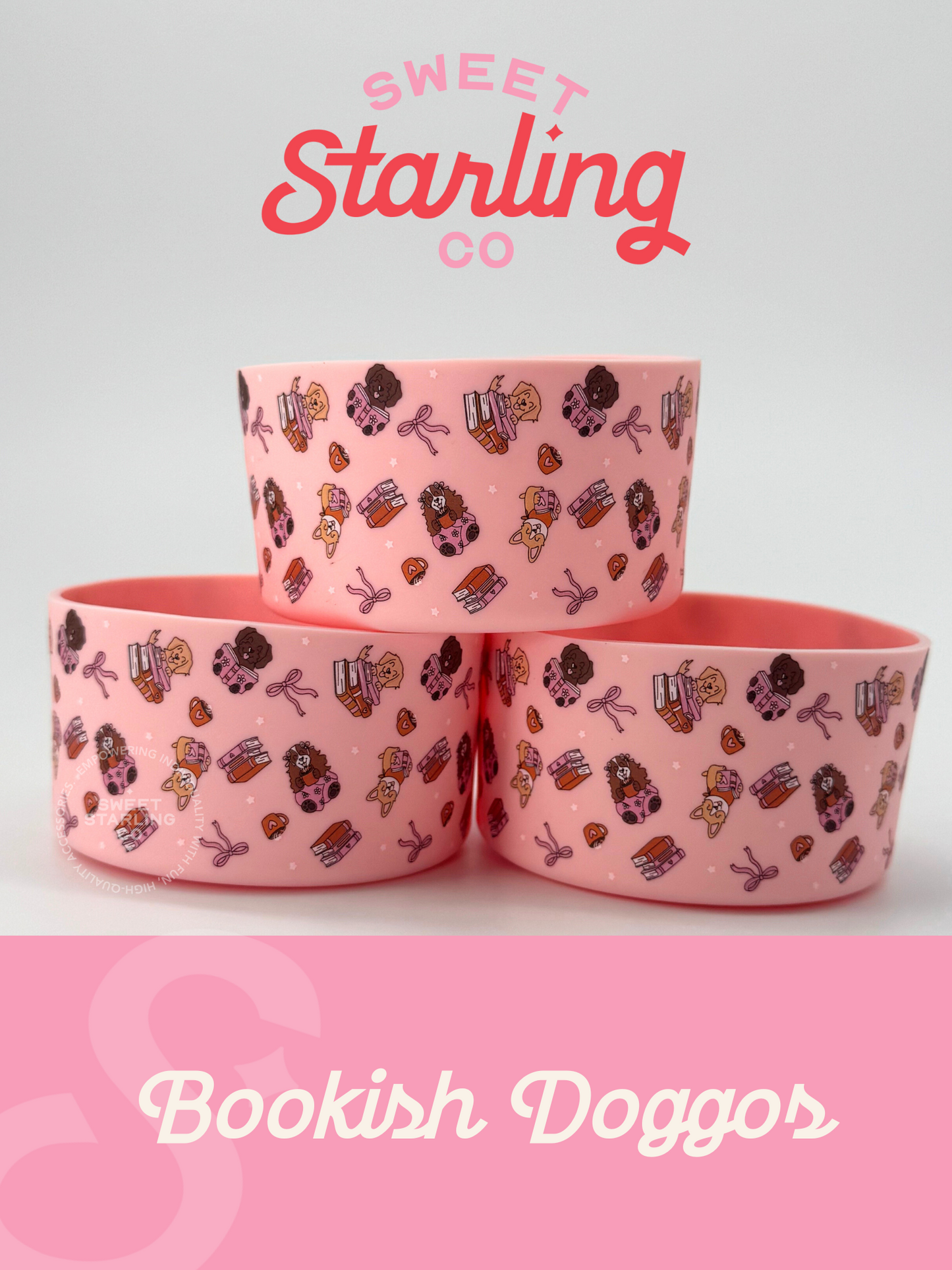 Bookish Doggos Tumbler Boots