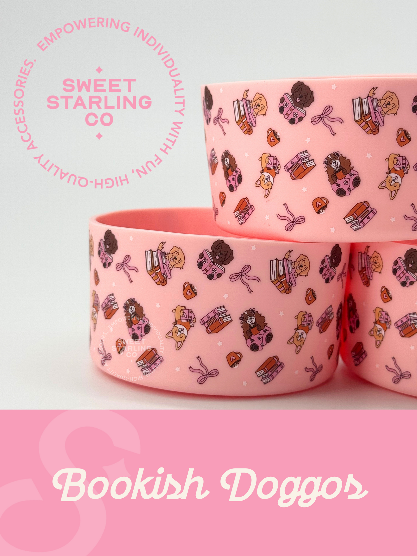 Bookish Doggos Tumbler Boots
