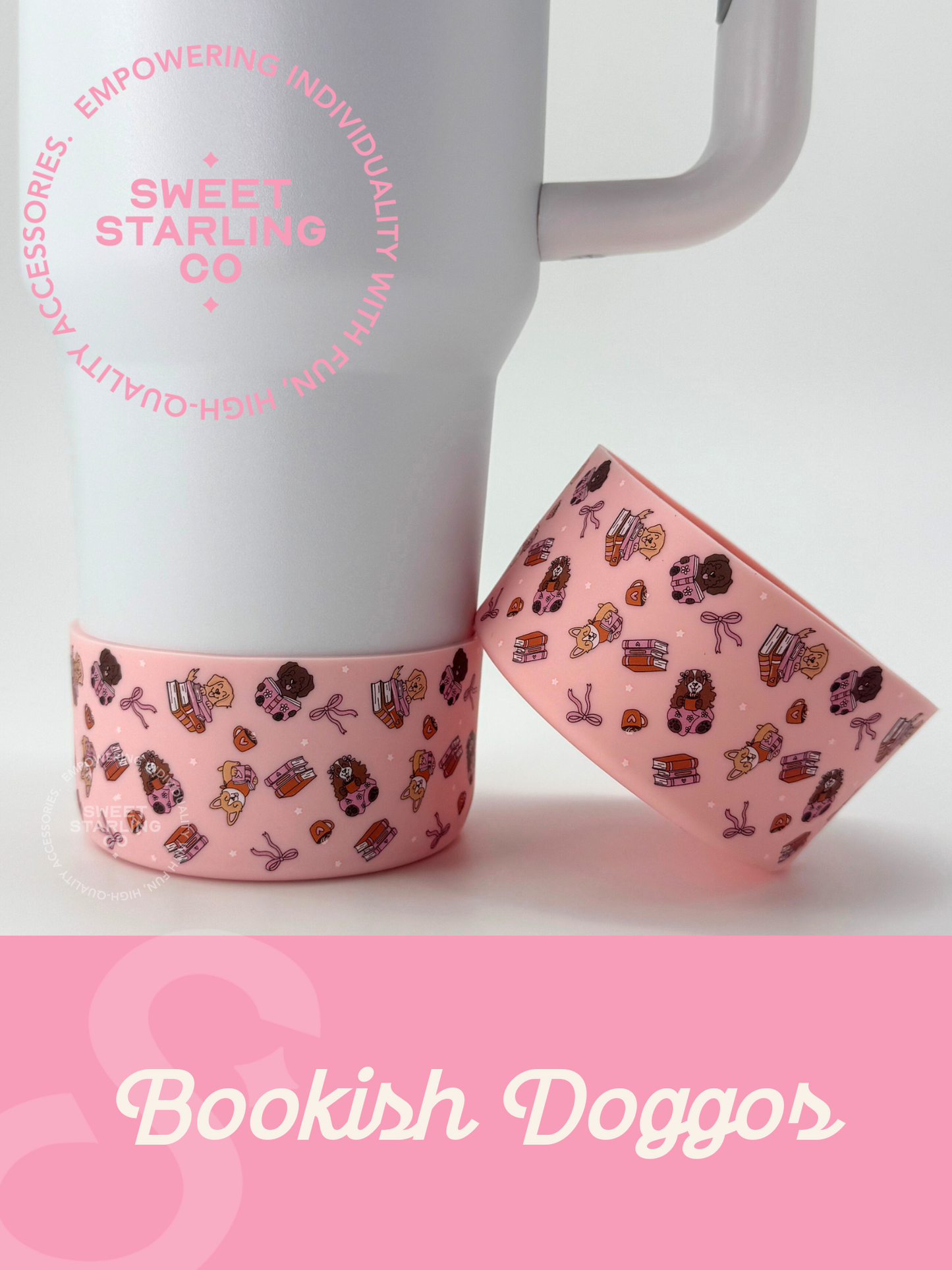 Bookish Doggos Tumbler Boots