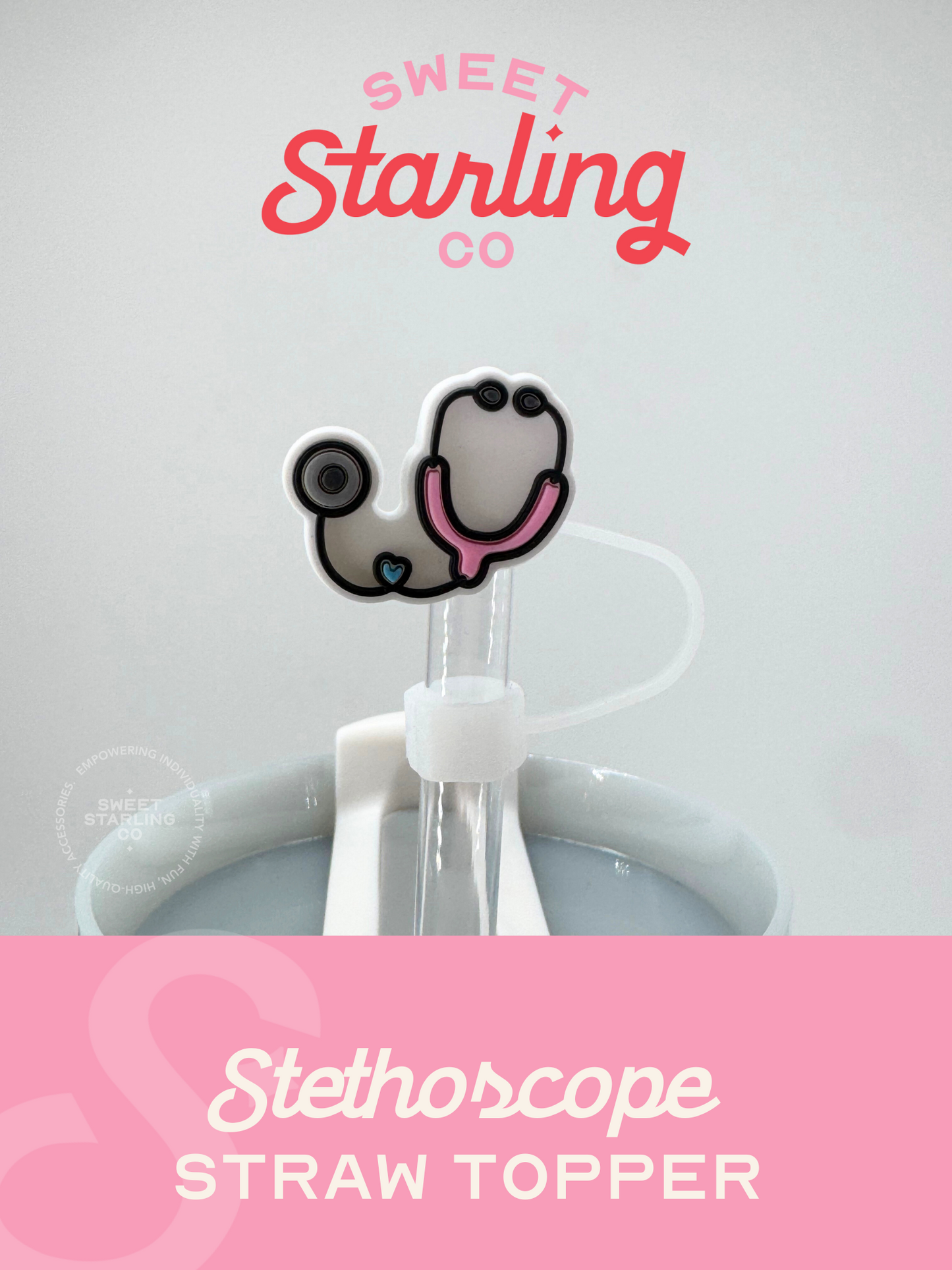 Stethoscope Straw Topper