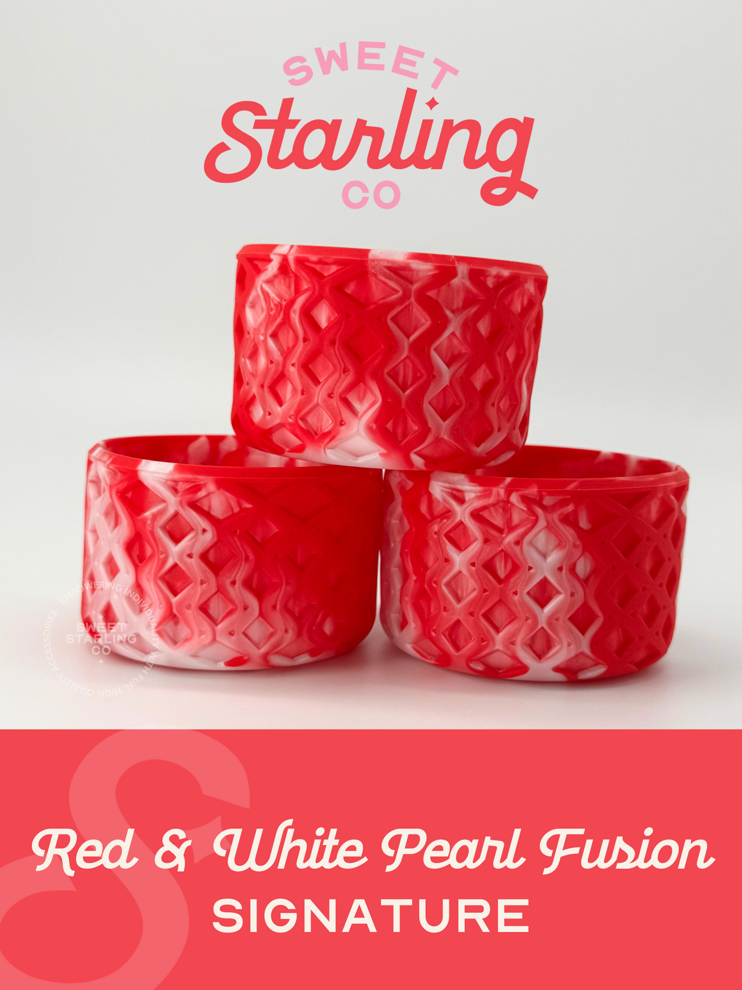 SSC Signature Tumbler Boot- Red & White Pearl Fusion