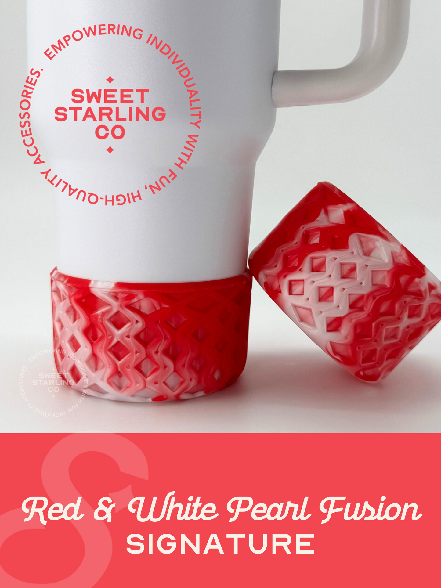 SSC Signature Tumbler Boot- Red & White Pearl Fusion