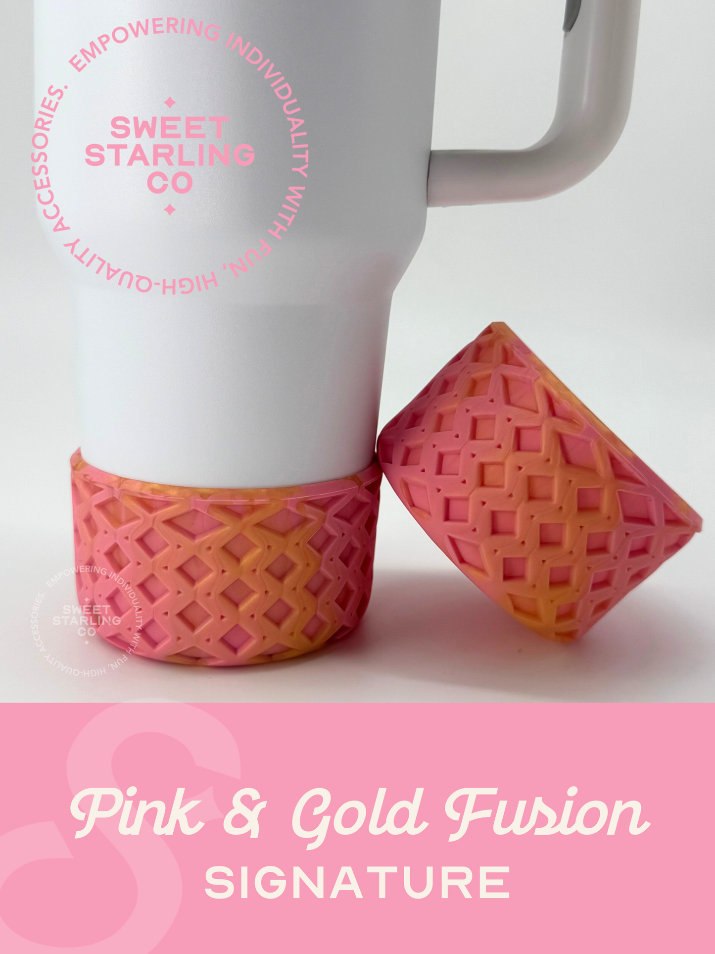 SSC Signature Tumbler Boot- Pink & Gold Fusion