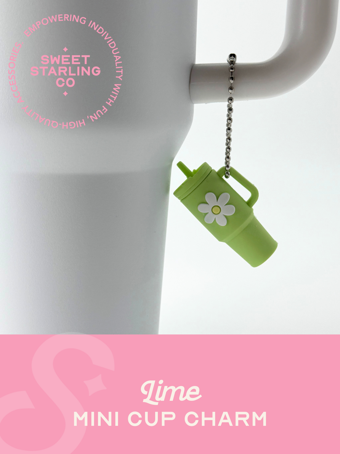 Mini Cup Charm- Lime