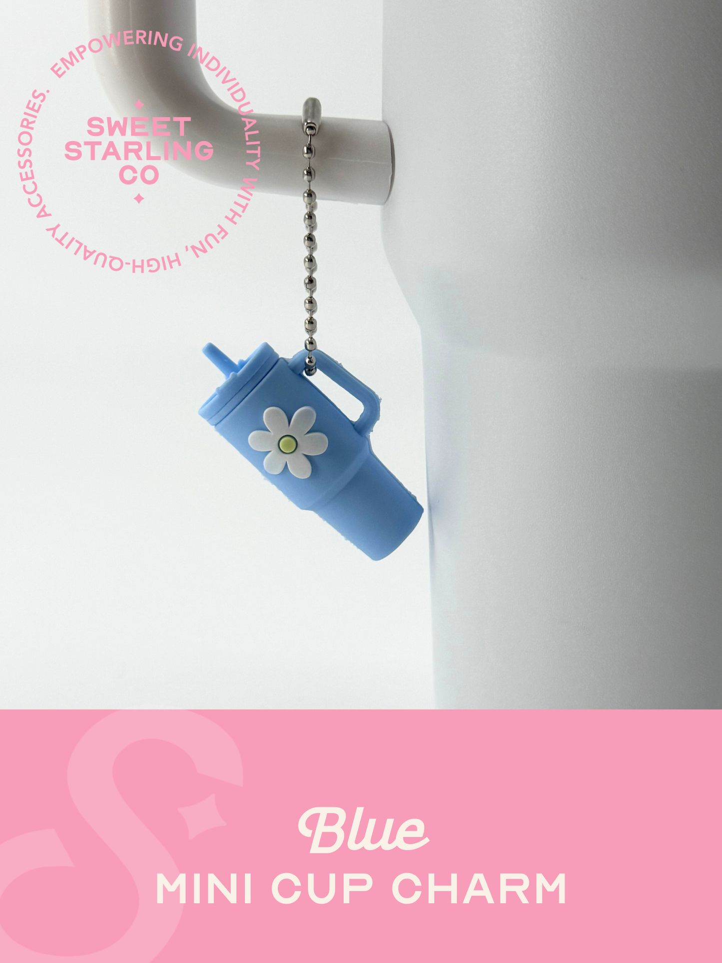 Mini Cup Charm- Blue