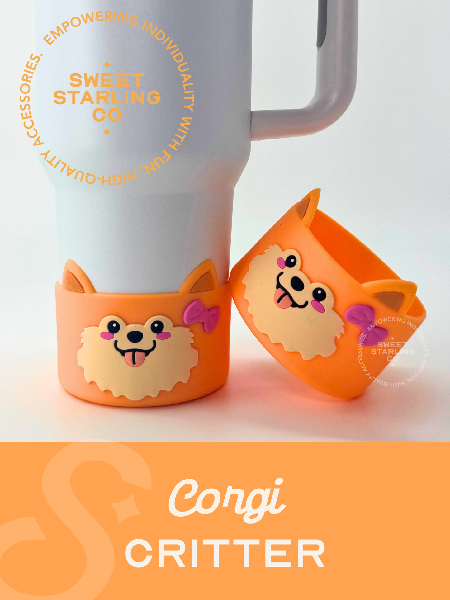 Critter Tumbler Boots: Corgi