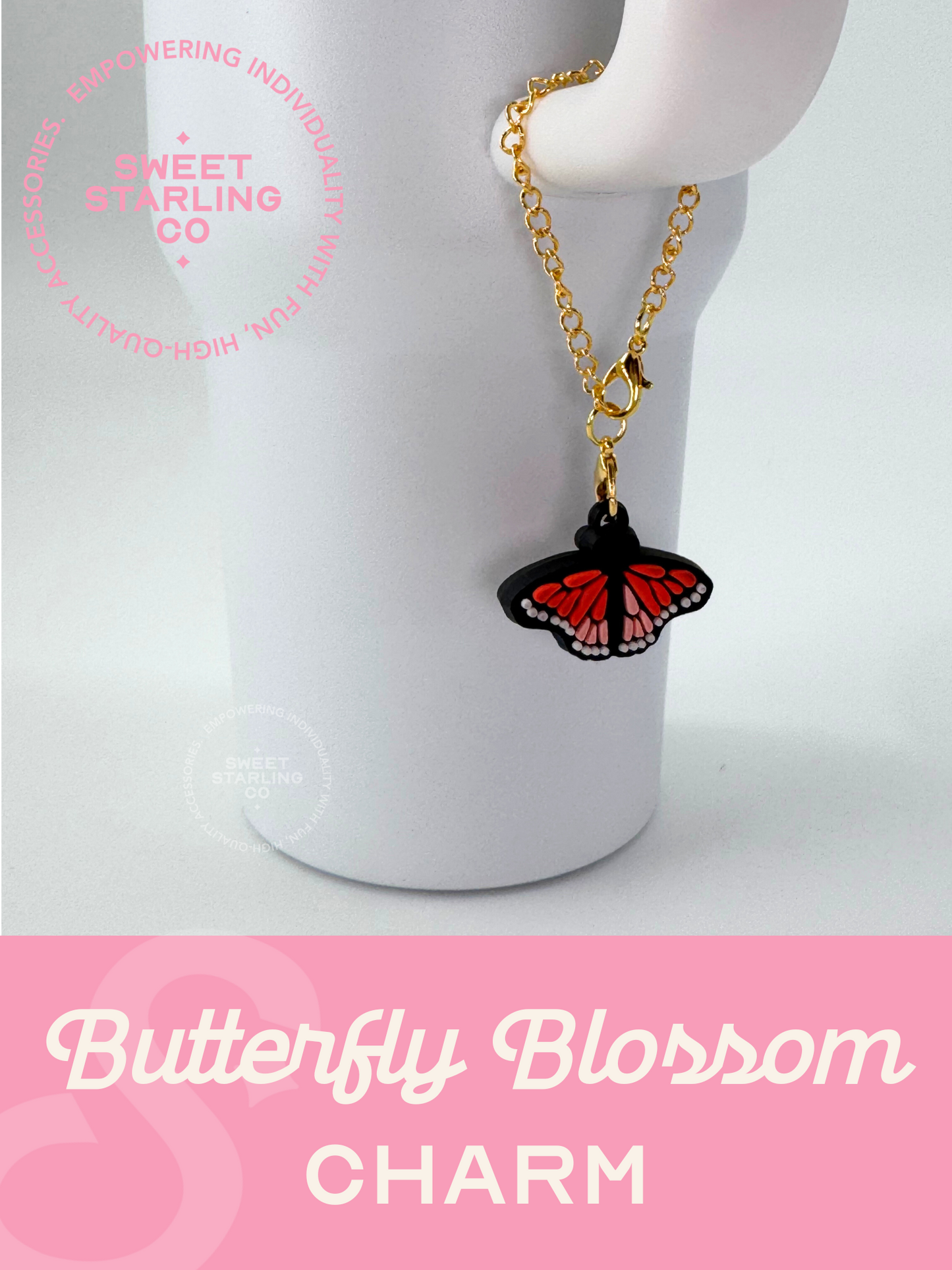 Butterfly Blossom Charm