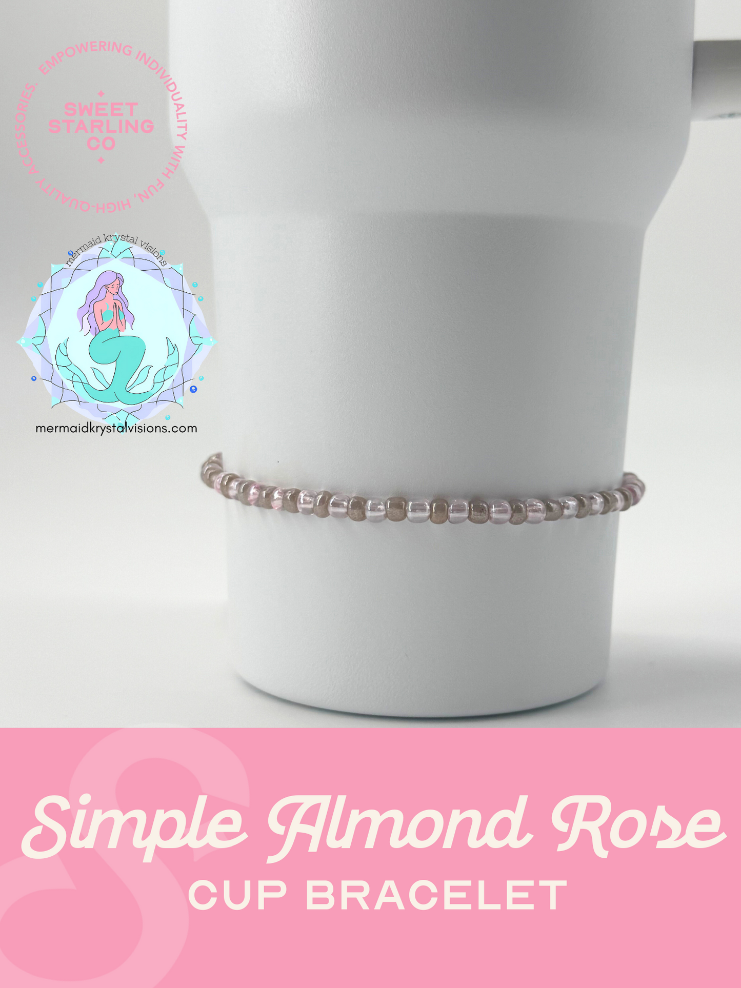 Simple Almond Rose Cup Bracelet