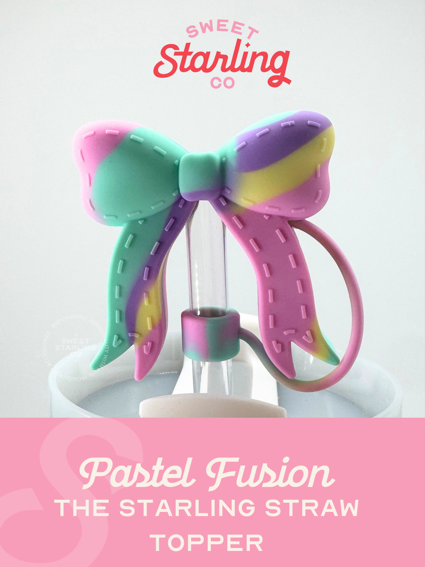 The Starling Straw Topper- Pastel Fusion