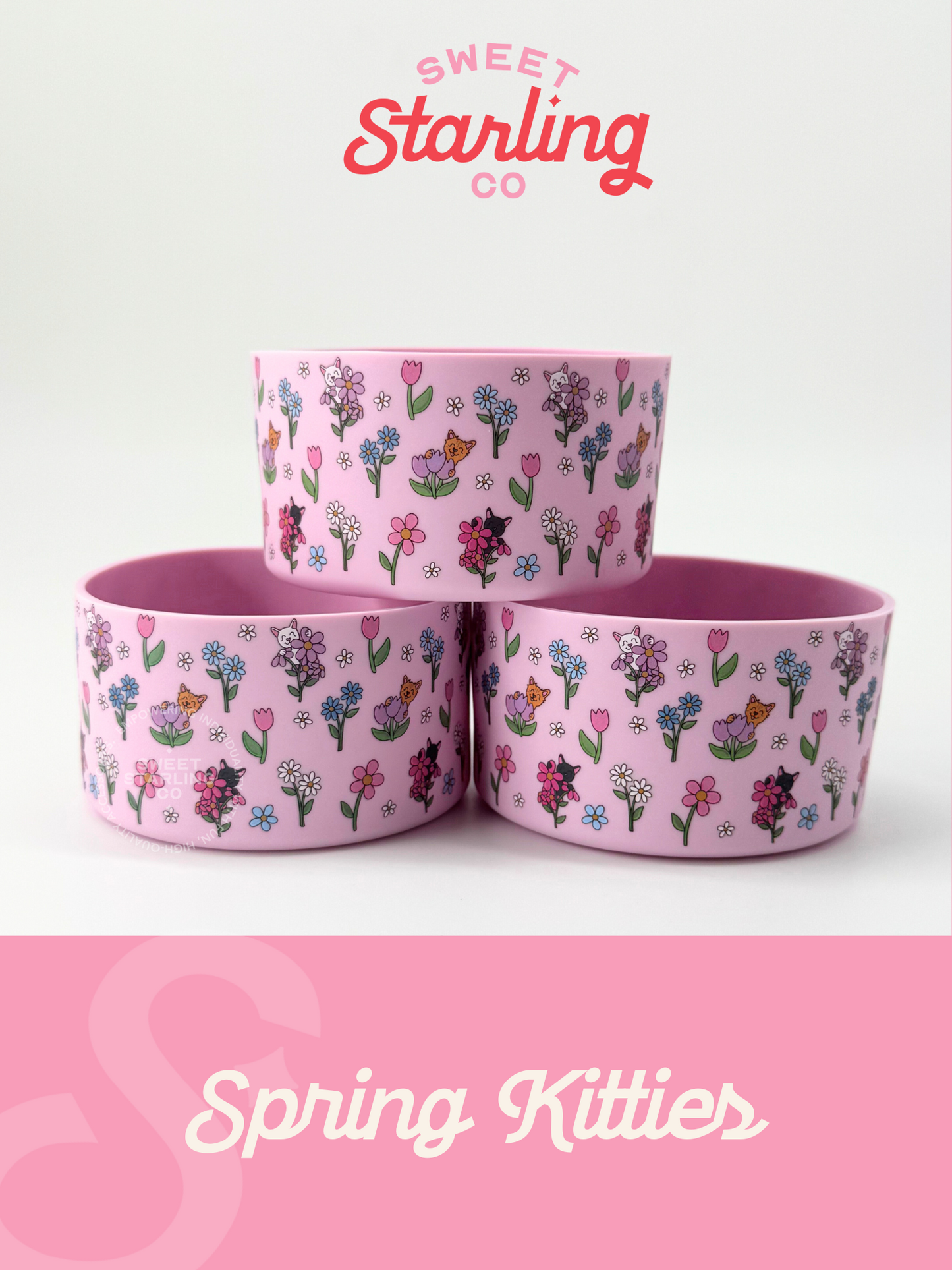 Spring Kitties Tumbler Boots
