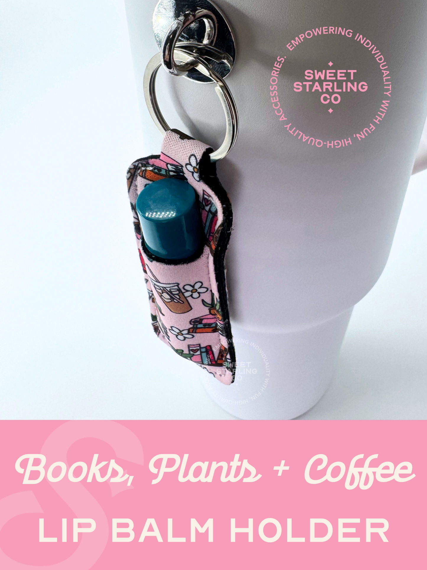 Books, Plants + Coffee Lip Balm Holder