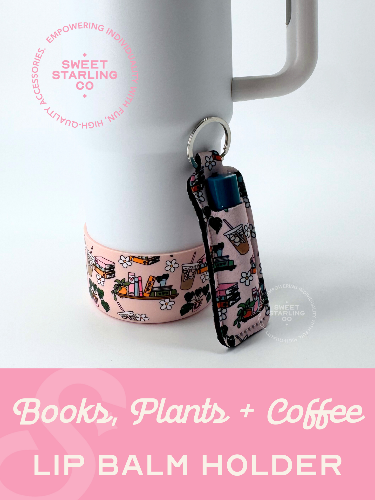 Books, Plants + Coffee Lip Balm Holder