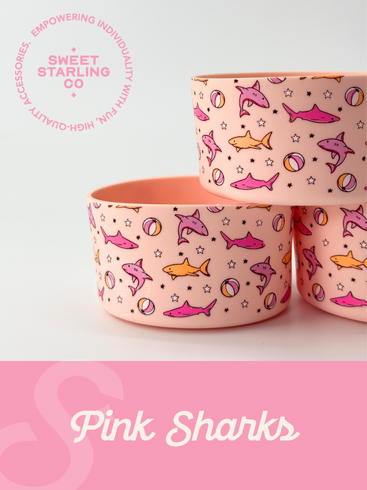 Pink Sharks Tumbler Boots