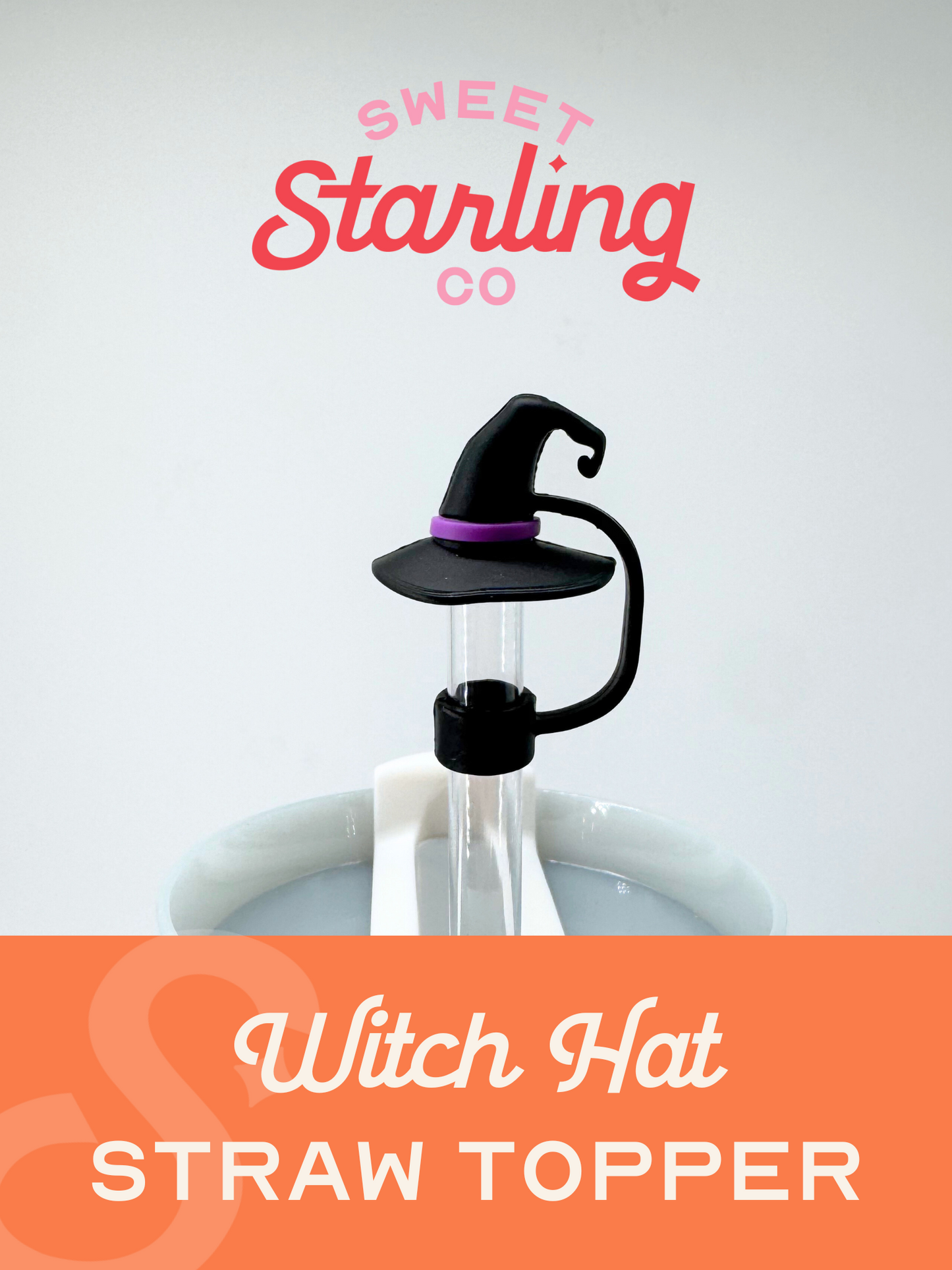 Witch Hat Straw Topper