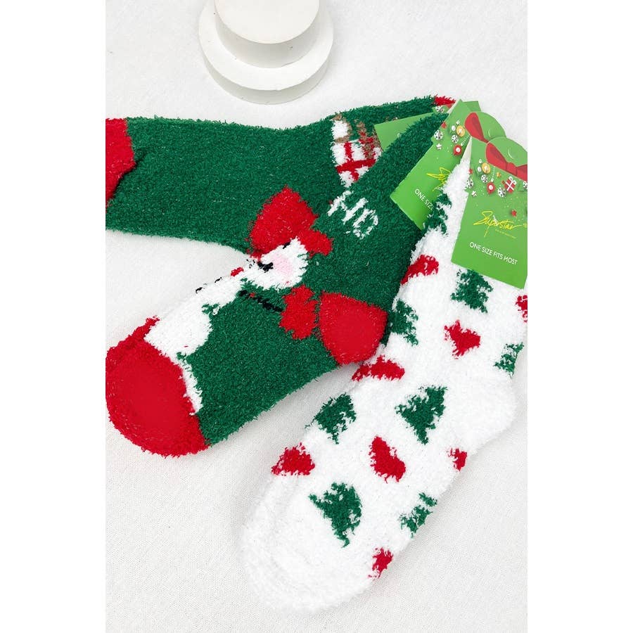Soft and Cozy Christmas Theme Socks