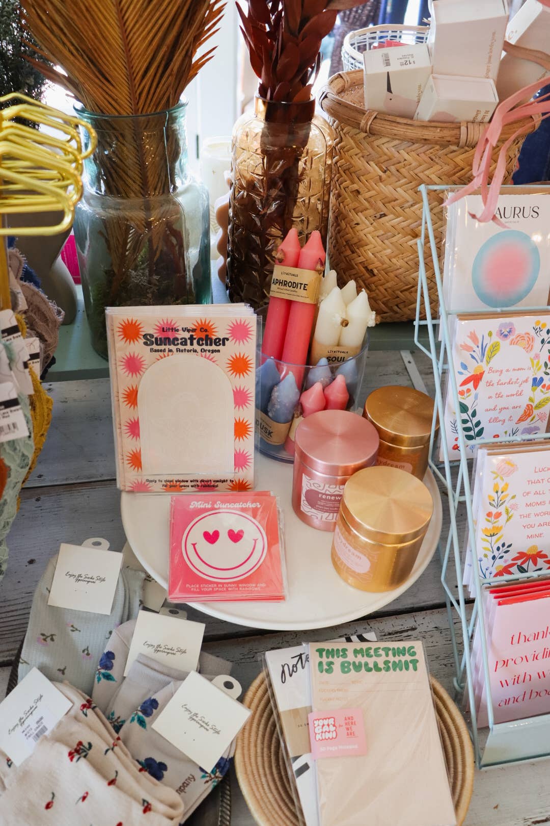 Heart Eyes Smiley Face Mini Suncatcher