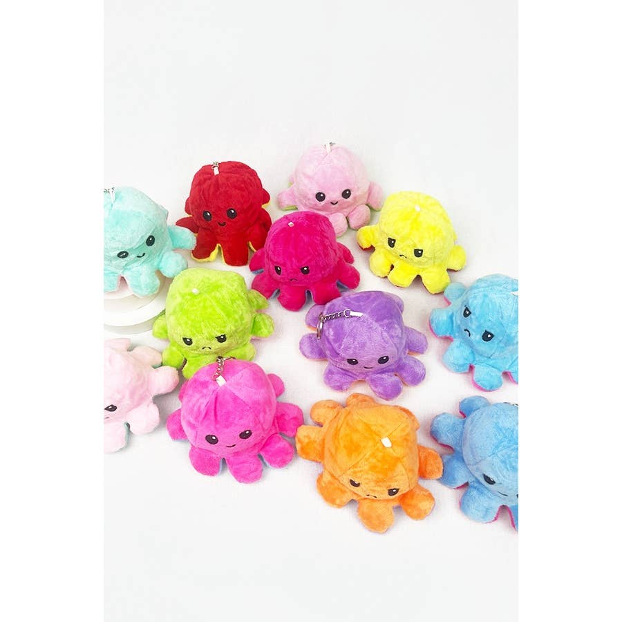 The Original Reversible Octopus Plushie KeyChain
