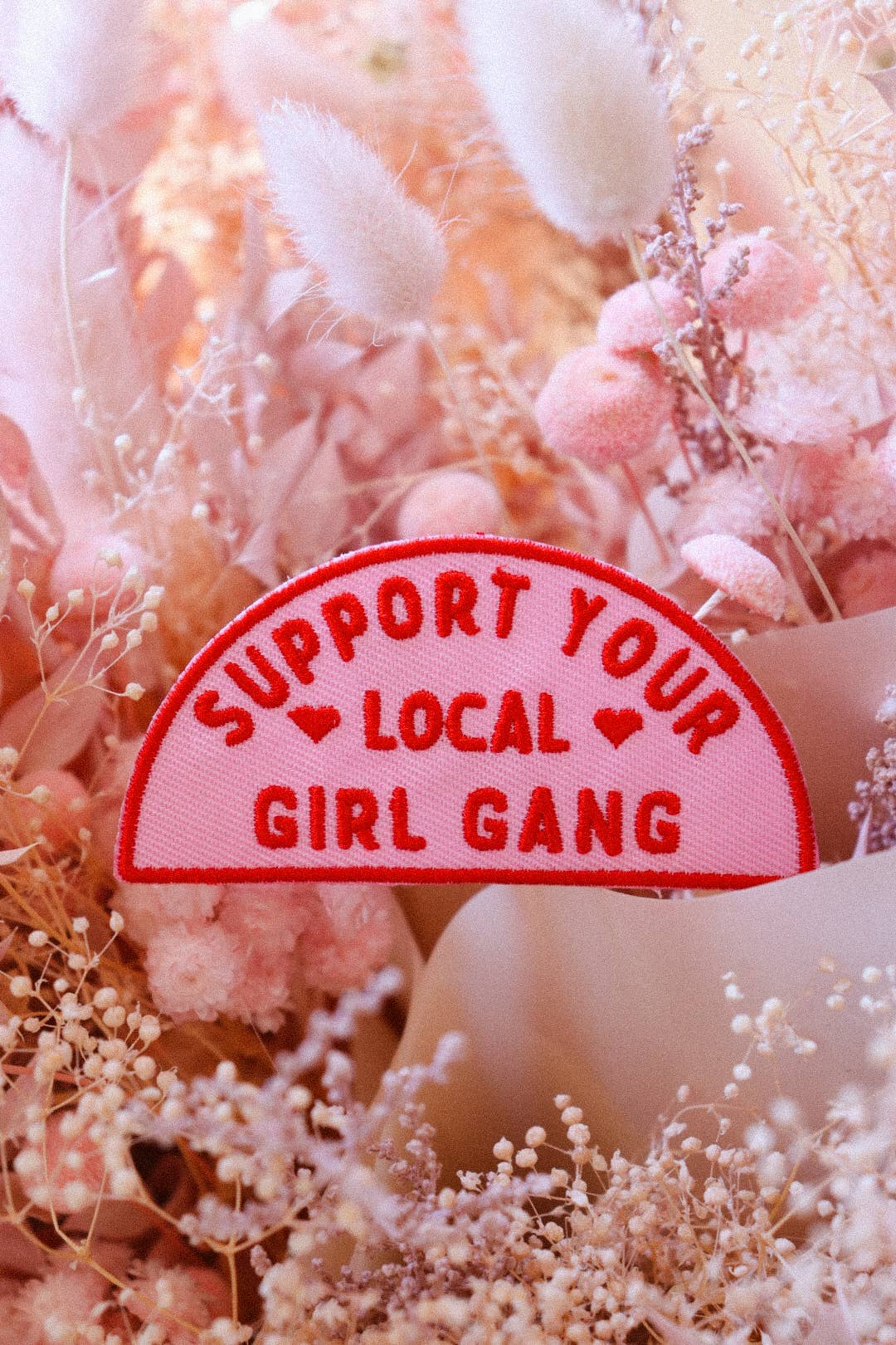 Support Your Local Girl Gang Iron On Patch