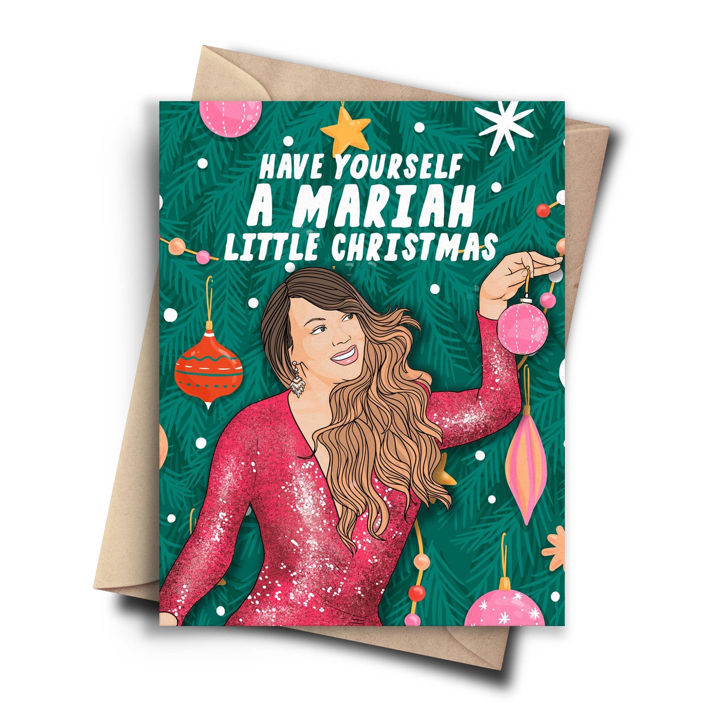 Mariah Funny Christmas Card - Pop Culture Holiday Card