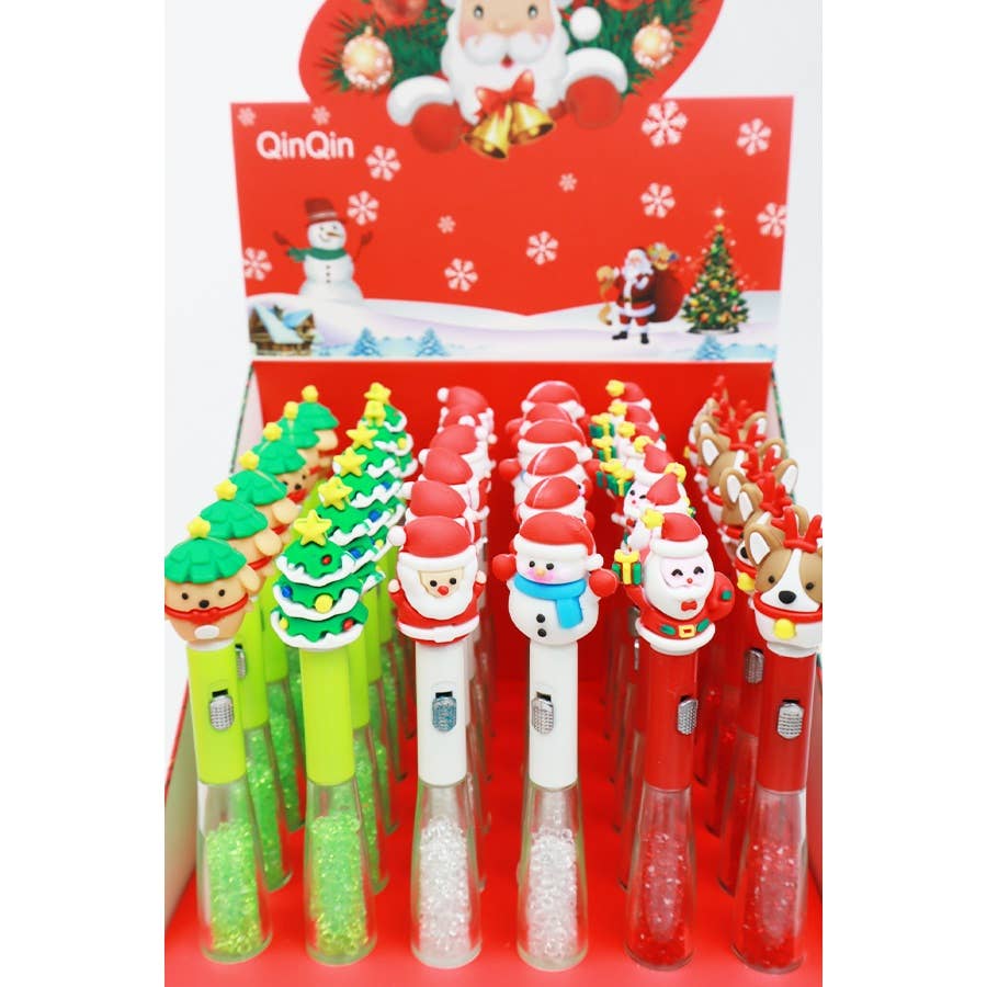 Light up Christmas Theme Ballpoint Pen