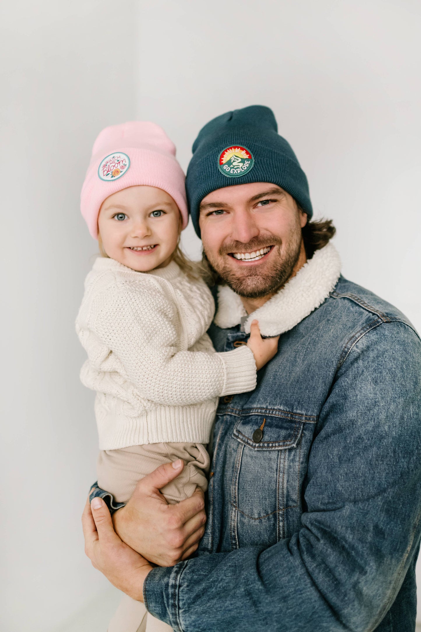 Watch Me Bloom Fuchsia Infant/Toddler Beanie