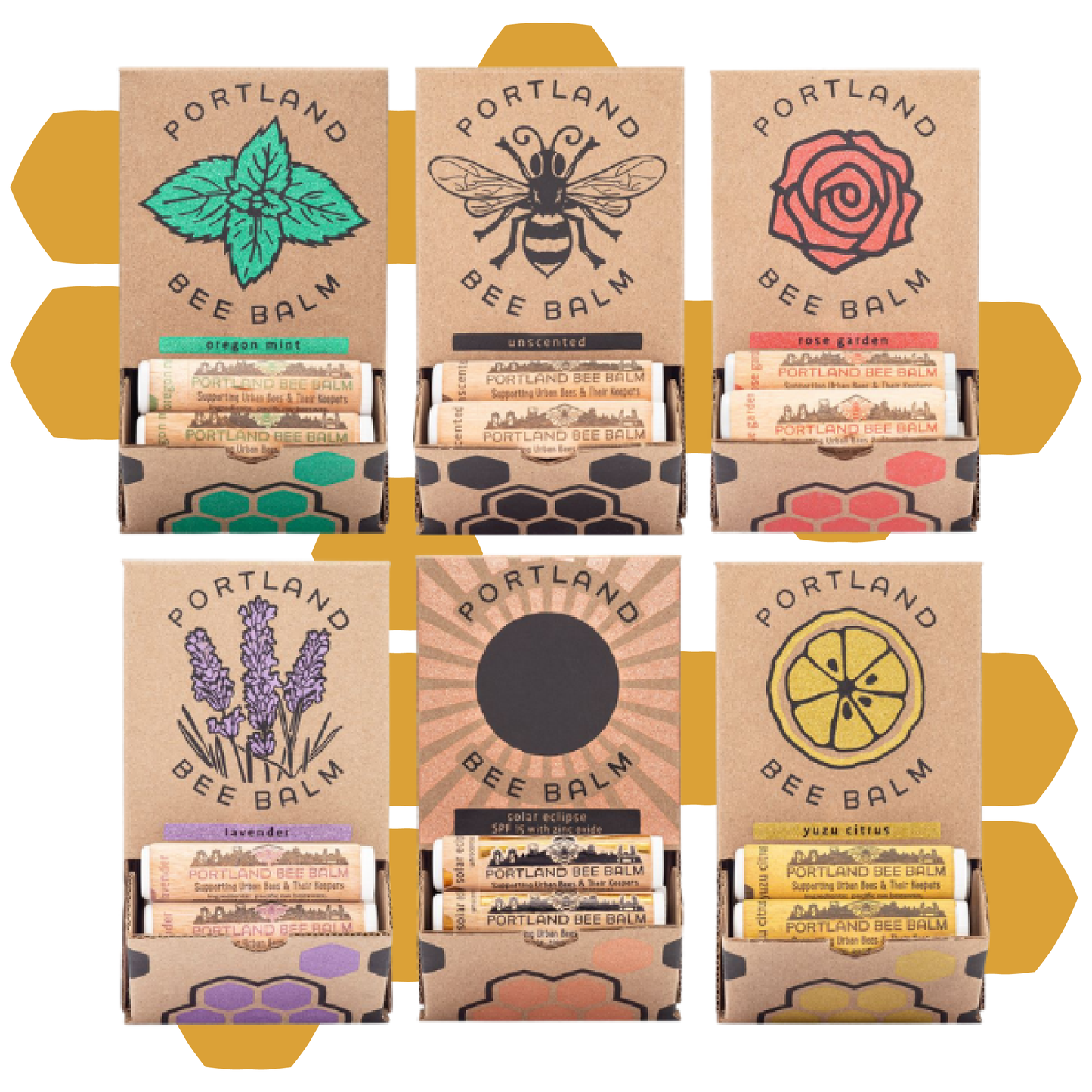 Rose Garden Beeswax Lip Balms