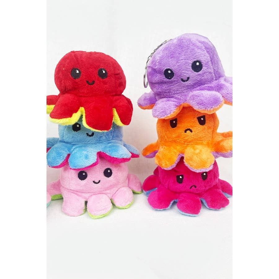 The Original Reversible Octopus Plushie KeyChain