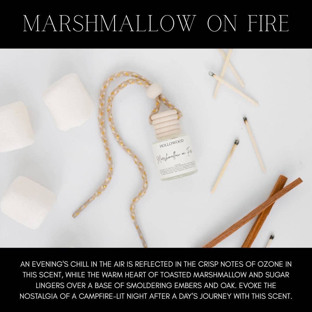 FALL CAR DIFFUSERS: Marshmallow On Fire