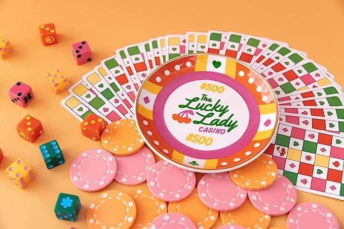 Trinket Tray, Lucky Lady