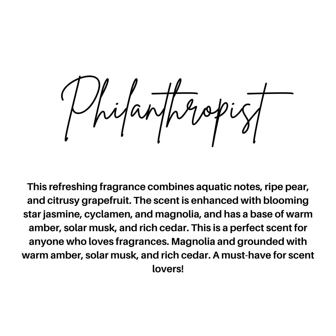 EVERYDAY CAR DIFFUSERS: PHILANTHROPIST *NEW*