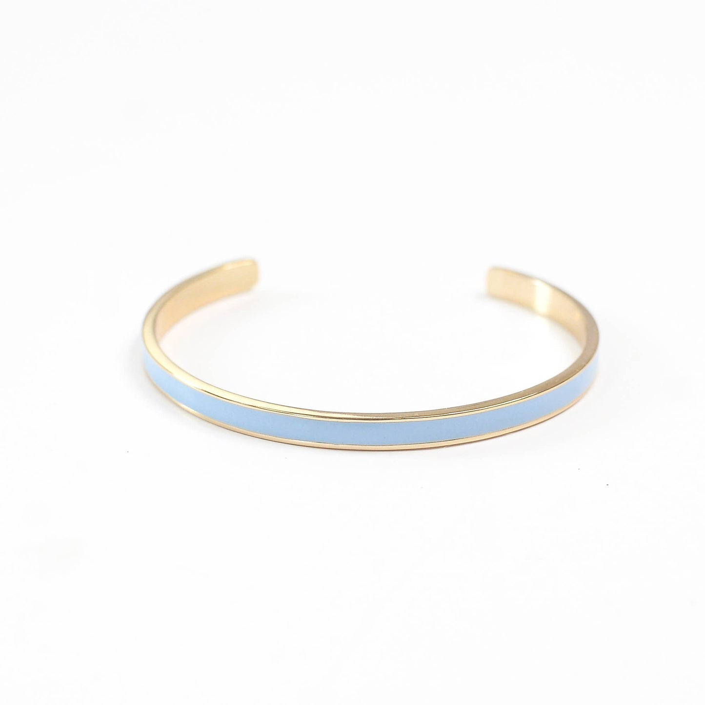 Boy Bye Blue Enamel Bangle Bracelet