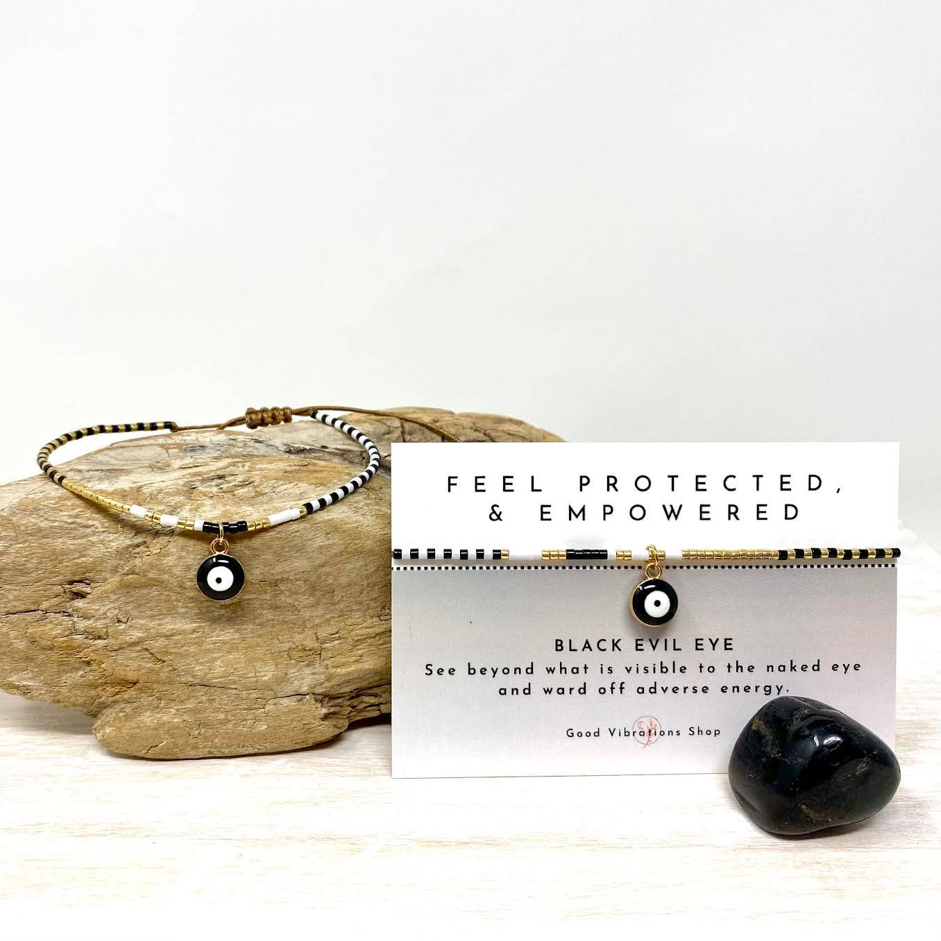 Eye of Protection Bracelet ⎮ Black
