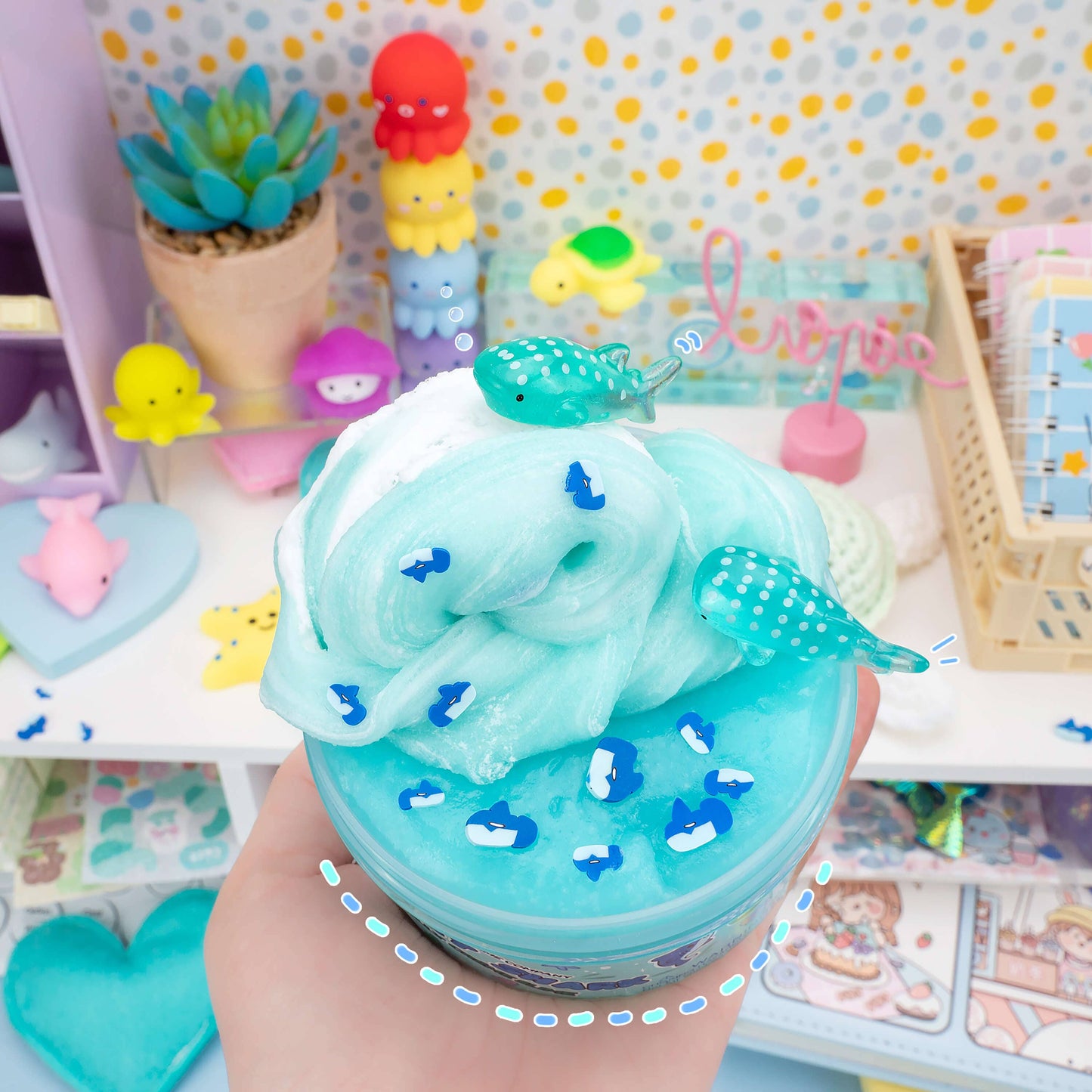 Gummy Shark Jelly Creme Slime