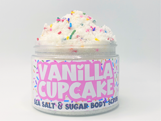 Vanilla Cupcake  Sea Salt and Sugar Scrub 