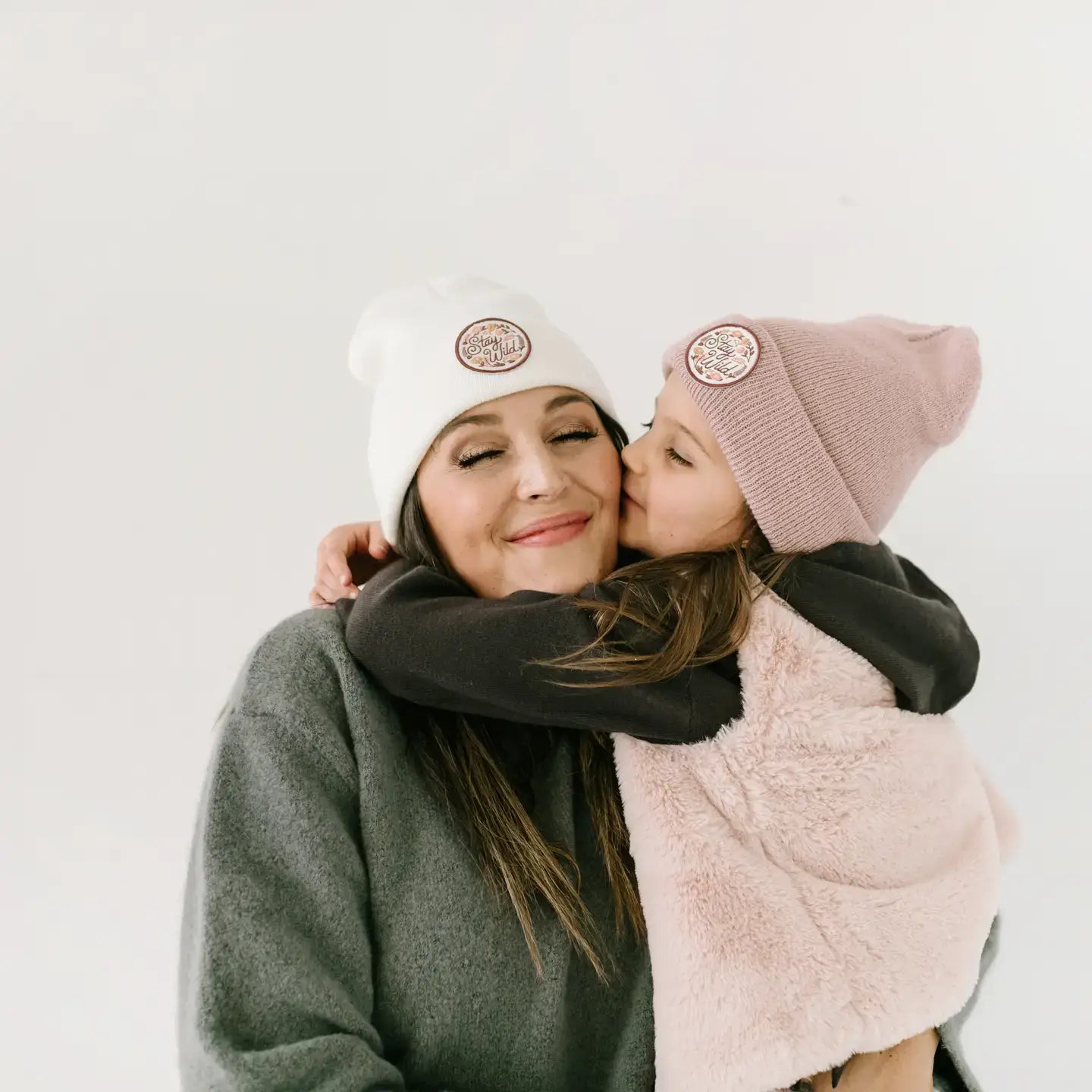 Stay Wild Rose Beanie Youth/Adult