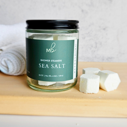 12ct Mini Shower Steamer Jars | Aromatherapy: Rosemary Mint