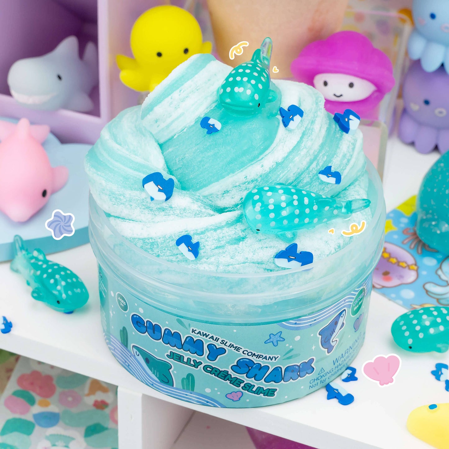 Gummy Shark Jelly Creme Slime