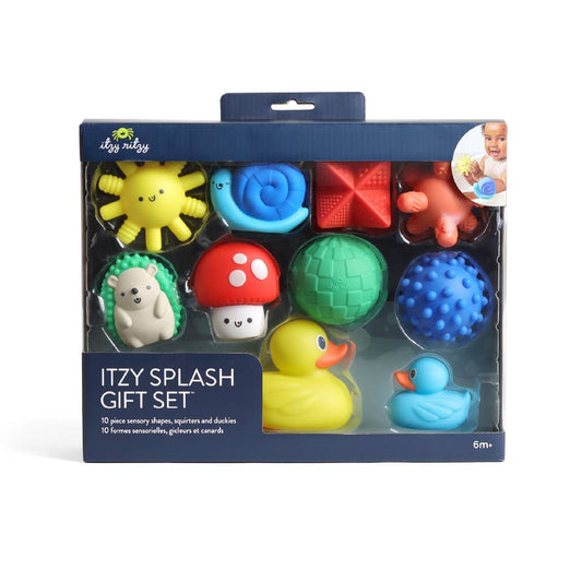 Itzy Splash Gift Set™ Soft Bath + Water Toys