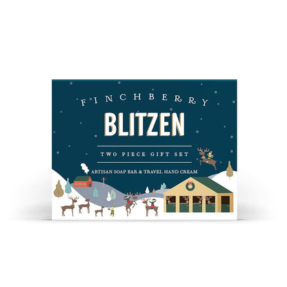 Blitzen 2pc Christmas Stocking Stuffer Beauty Soap Gift Box