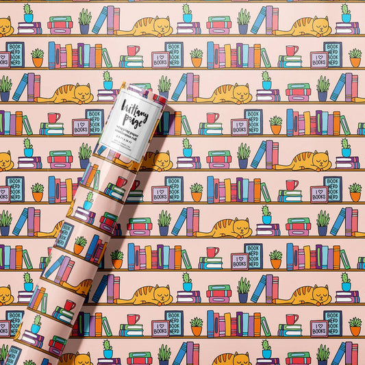 Book Store Reading Wrapping Paper